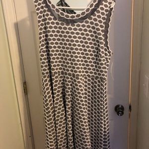 Gray and white dress from Stitchfix